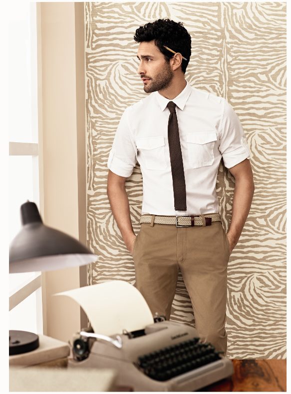 yellowasian:  Noah Mills | Banana Republic 