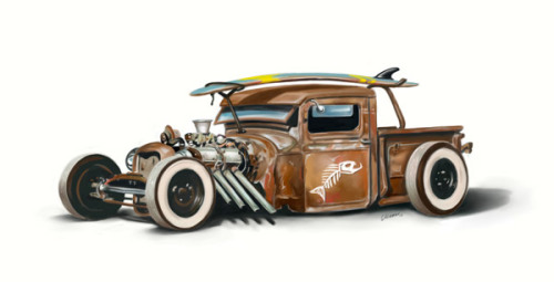 Surf Rat Rod by Greg Newman