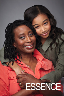  “My mom reminds me that all things are possible,” said Stenberg. “If I’m feeling unsure, she’ll say, ‘Hey, you’re Rue!’”  Amandla was absolutely wonderful :D!  Also, she is going to be a total bombshell when she gets older.  Calling