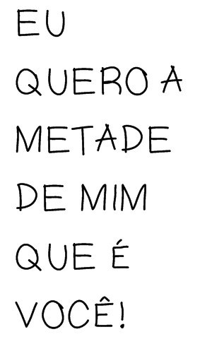 E o que nao for leve, que a vida leve