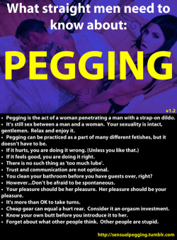 cuckoldingnl:  Need to know about pegging.