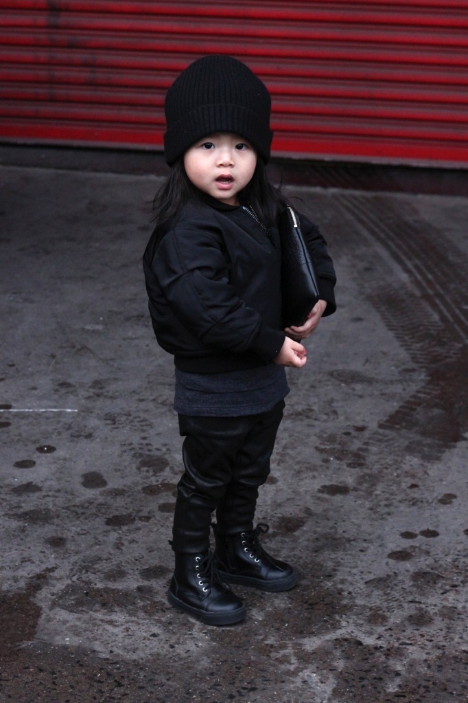 mirnah:  Alexander Wang’s niece ; Aila Wang is wearing a custom designed mini