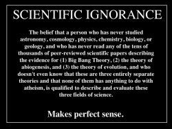 withmyheartwideopen:  exploringinside:  religiousragings:  Scientific Ignorance - it’s amazing how many people’s disbelief in evolution boils down to exactly this.  :/  I *still* can’t figure out how evolution became a thing of belief in the first