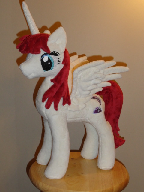 Faust Alicorn OC plush by *WhiteDove-Creations Look at the craftsmanship, this is