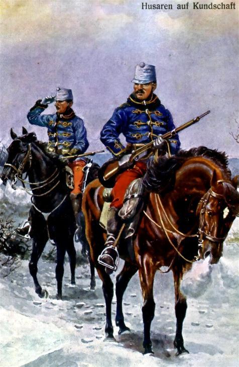 Austrian Hussars (light cavalry), WWI