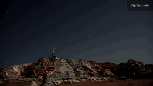 some meteor Timelapse animated GIF