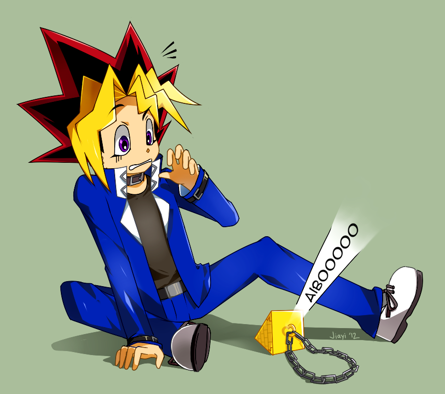 artricahearts:  my weakness: drawings where yami is calling for his aibo from inside
