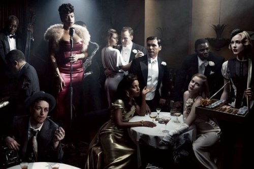 punkrockmuffinatrix:  weighyoudown:  revcleo:  511kinderheim:  havingbeenbreathedout:  Oh heavens, this is PERFECT. Amazing noir-themed 2007 photoshoot by national treasure Annie Liebovitz for Vanity Fair, and featuring a whole slew of my favorite actors.