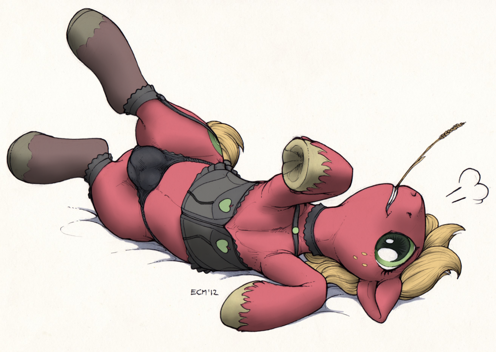 yawg07:  zeroskunk:  Fixed colored version of ECMajor’s Big Macintosh. My brain