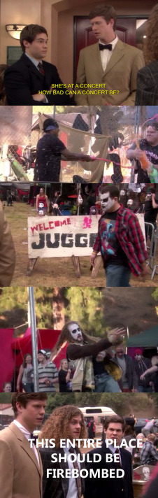 juggalo pride! jkkkkk hate hate hate