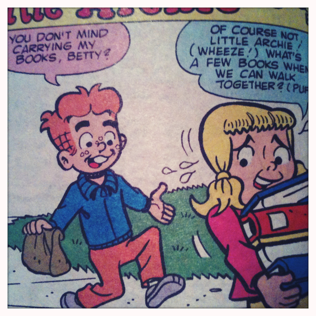 Little Archie is also a dick.