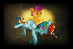 wake up by =cottonboon &ldquo;hey wake up i love you i need you&rdquo; . Scootaloo&hellip; ;___;