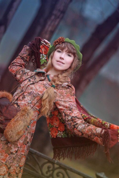 angie-dream: Model: me Photo: Iglaness The coat is handmaded by me, everything else is offbrand.