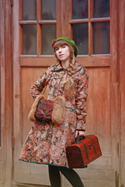 angie-dream: Model: me Photo: Iglaness The coat is handmaded by me, everything else is offbrand.