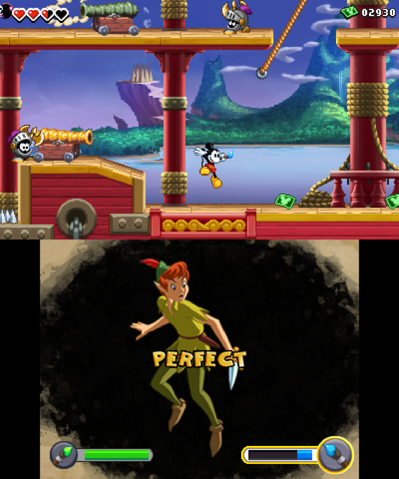 tinycartridge:  Epic Mickey: Power of Illusion’s first 3DS screenshots show the