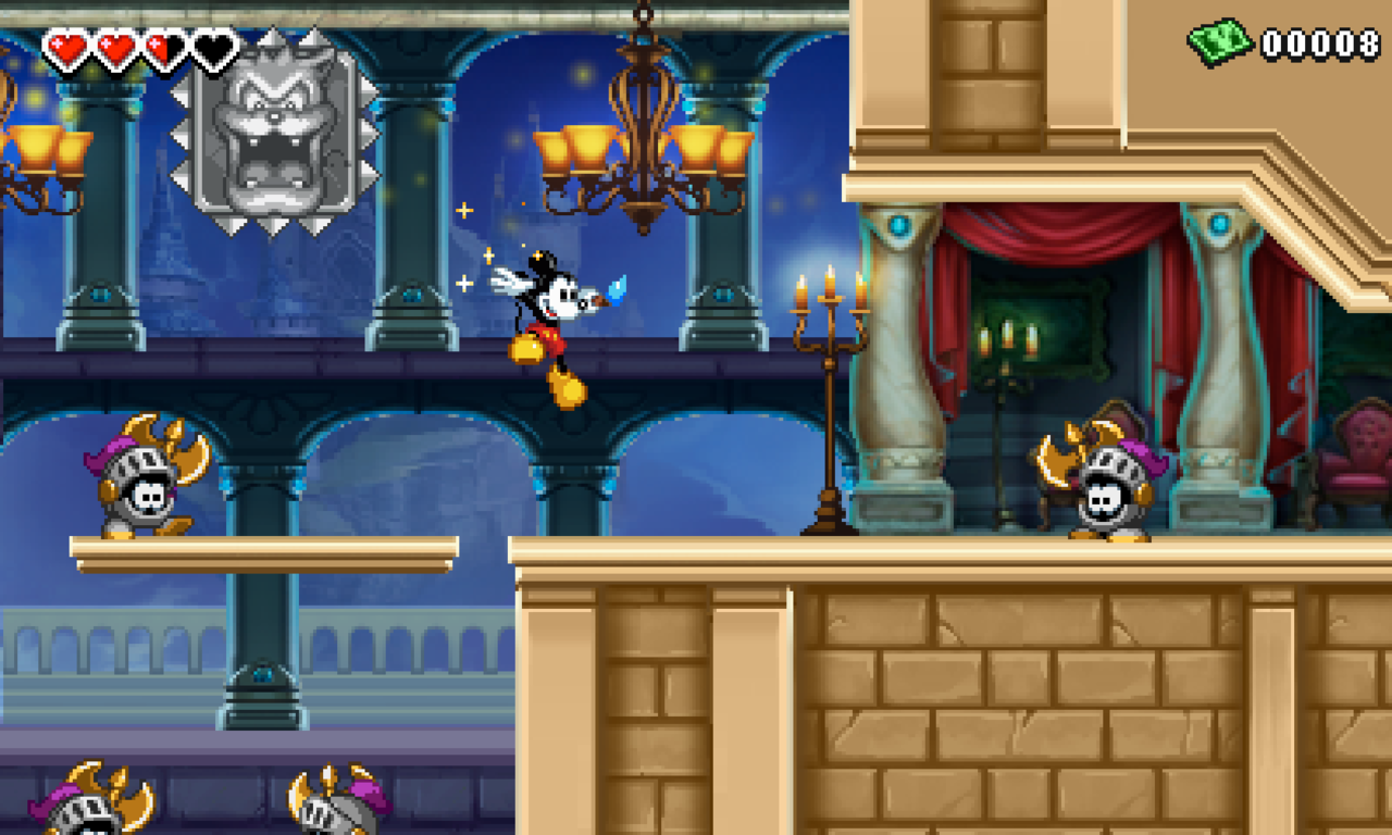 tinycartridge:  Epic Mickey: Power of Illusion’s first 3DS screenshots show the