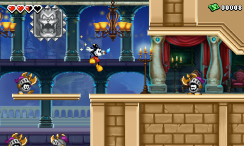 tinycartridge:  Epic Mickey: Power of Illusion’s first 3DS screenshots show the mouse mascot jumping through Peter Pan and Beauty & the Beast-themed stages (click for larger images). Releases this fall. I am down for this. Buy: Epic Mickey games,