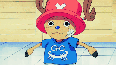 Chopper: Oi, we’re coming in! We’re back!Sanji: Oh Chopper, and Robin-chwan~!♥Chopper: