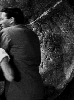 coolestfword:   In this famous “Mouth of Truth” scene, Gregory Peck ad-libbed the joke where he pretends his hand gets bitten off in the mouth of the stone carving. He borrowed the gag from Red Skelton. Before shooting Peck told the director that