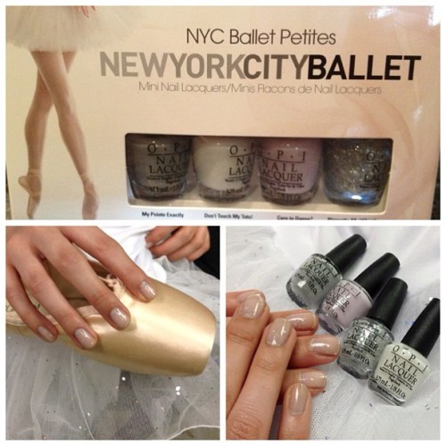 discountdancesupply: Nail polish to match your pointe shoe! #NYCB has paired with OPI to make a gre