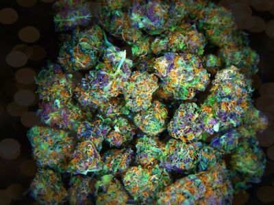 Daddy Green Jeans Purple and Greens