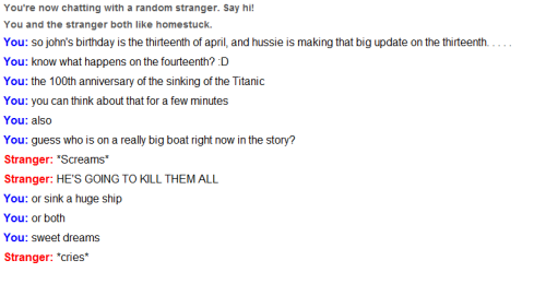 catrente:whatevertheheckles:So today on Omegle my dear friend and I decided to drop some knowledge o