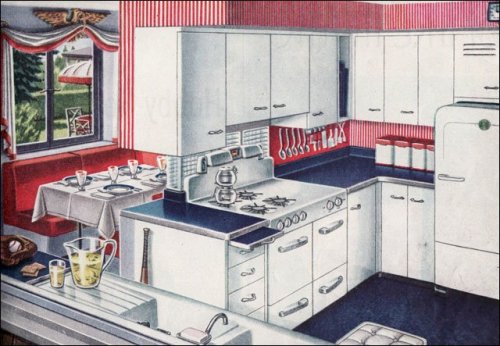 1947 AGA Americana Kitchen American Home Magazine