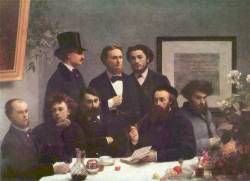 Around the Table (Writers) by Henri Fantin-Latour,