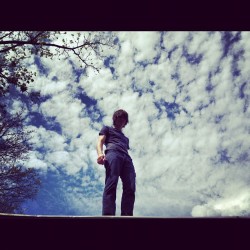 @Trevor_ThyHands #boy #sky #clouds #ig #instagram
