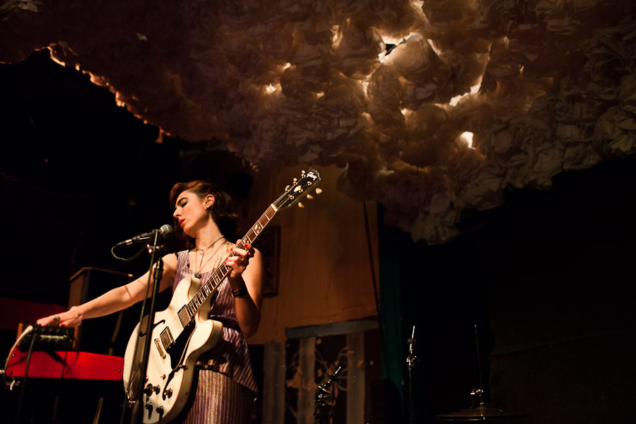 Cat Martino at Glasslands Gallery, April 4, 2012. © Dominick Mastrangelo