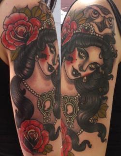 Tattoosforpassionnotfashion:  Done By Emily Rose Murray 
