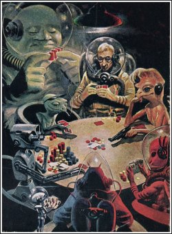 spacequest:  Wally Wood 1927 ~ 1981 The Galaxy Illustrations Pt 2 ~ 1959-60 