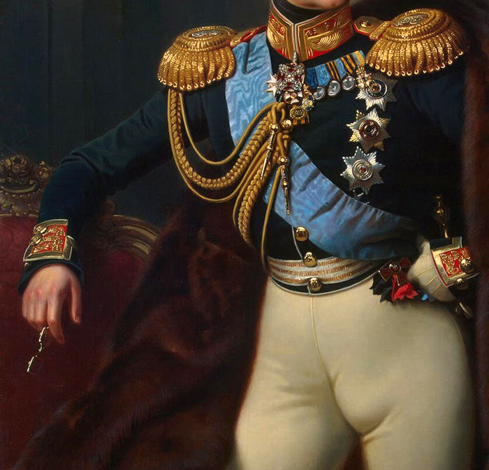 jaded-mandarin:  Portrait of Count Vladimir Adlerberg by Franz Kruger [detail] 