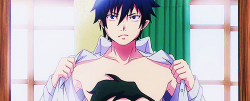 inashikama:  himenomafia:   Ao no Exorcist &gt;&gt; Okumura Rin &gt;&gt; .[♕]   