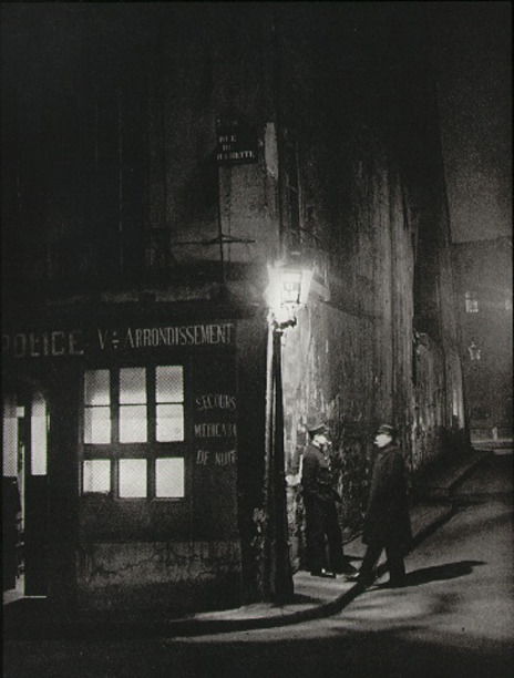 undr:  Brassai Oldest police station in Paris From “Paris by Night” 1933 