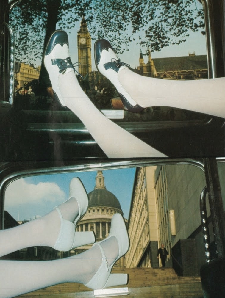 bosconos:“Co-respondent course for summer” in Vogue UK april 1974 Steve Hiett.