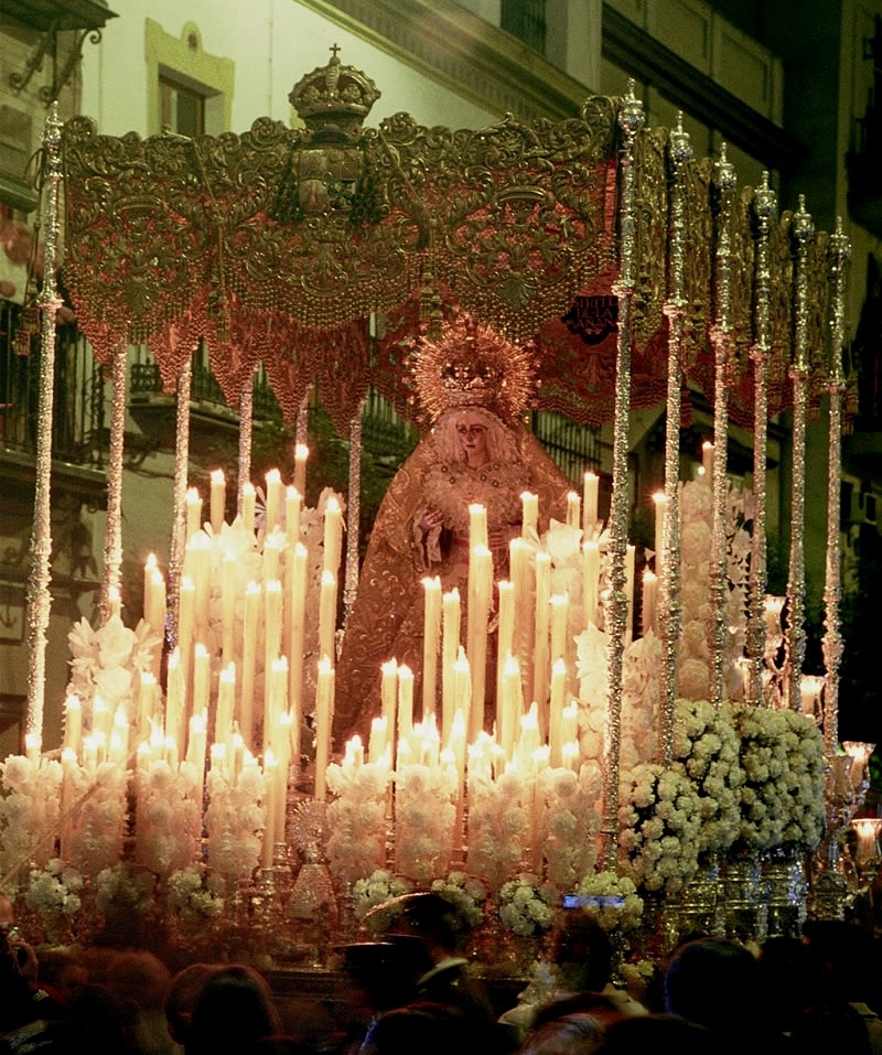 All about Mary. It is La Macarena, the most popular Virgin in the...
