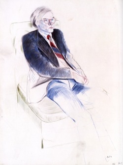 bigbigheavy:  David Hockney, Andy, Paris, 1974  