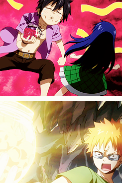 naomedesu:  Wendy Marvell vs Gray & Loke 