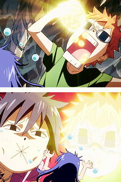 naomedesu:  Wendy Marvell vs Gray & Loke 