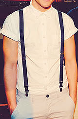 ashleysbanks:  Louis Tomlinson in suspenders