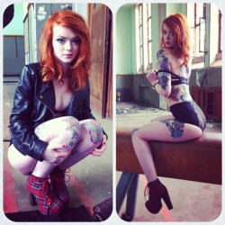 Gogoblackwater:  Did @Lasssuicide ‘S Makeup Today For A Shoot. Swoooon    Lass