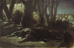 fckyeaharthistory:  Vasily Perov - Christ on the Mount of Olives, 1878. Oil on canvas  