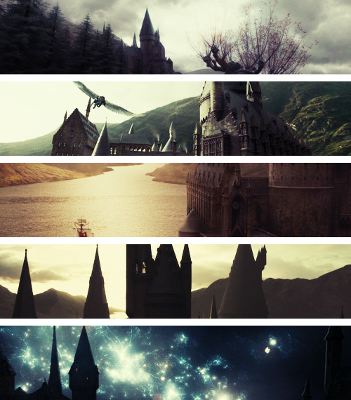 crucio-sweetcrucio:Whether you come back by page or by the big screen ― Hogwarts will always be ther