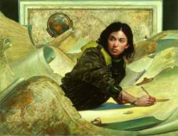 wasbella102:  Cartographer, Donato Giancola,