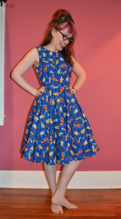 rosalarian: Miss Frizzle dress! I’m not going for a true replication of her awesome space dres