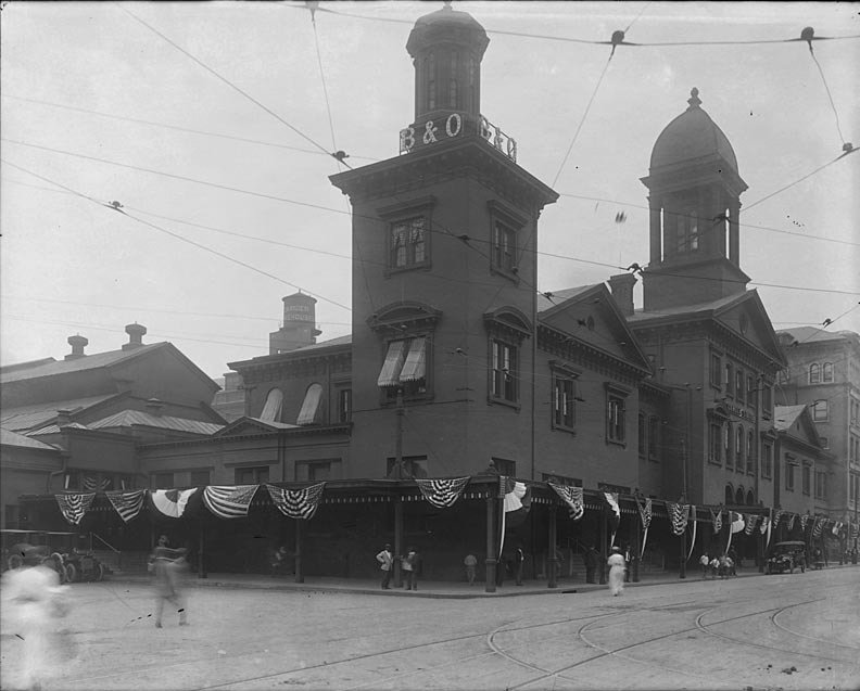 Md. Historical Society Photographs — Camden Street Warehouse Baltimore,  Maryland ca.