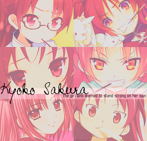 camellia-blossom:  Characters that change lives ● Kyoko Sakura | camellia-blossom