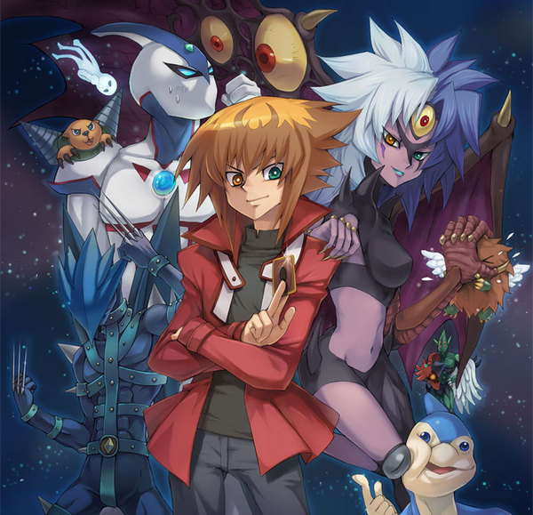 nerdgasmz:  horusnokokuenryuu:  And then you notice Aqua Dolphin and Winged Kuriboh.