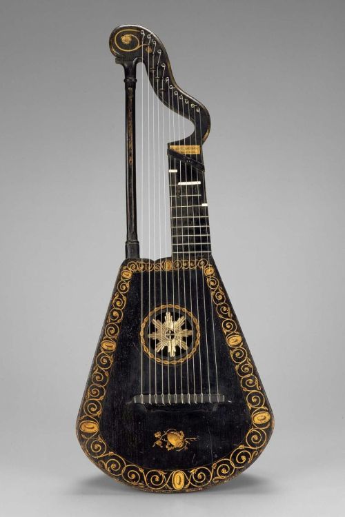 omgthatartifact:Harp LuteEngland, 1815The Museum of Fine Arts, Boston